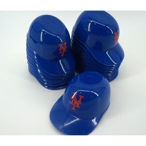 New York Mets MLB Lot of 20 Food Grade Plastic Mini Batting Helmet Aquafina 2010